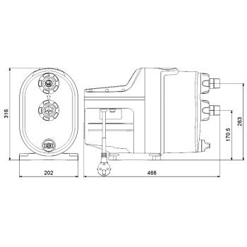 Насосная станция Grundfos Scala1 5-55 99530407 купить в интернет-магазине «Арматура» Киев Украина