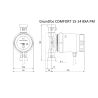 Циркуляционный насос Grundfos Comfort 15-14 BXA PM (97916749) купить в интернет-магазине «Арматура» Киев Украина
