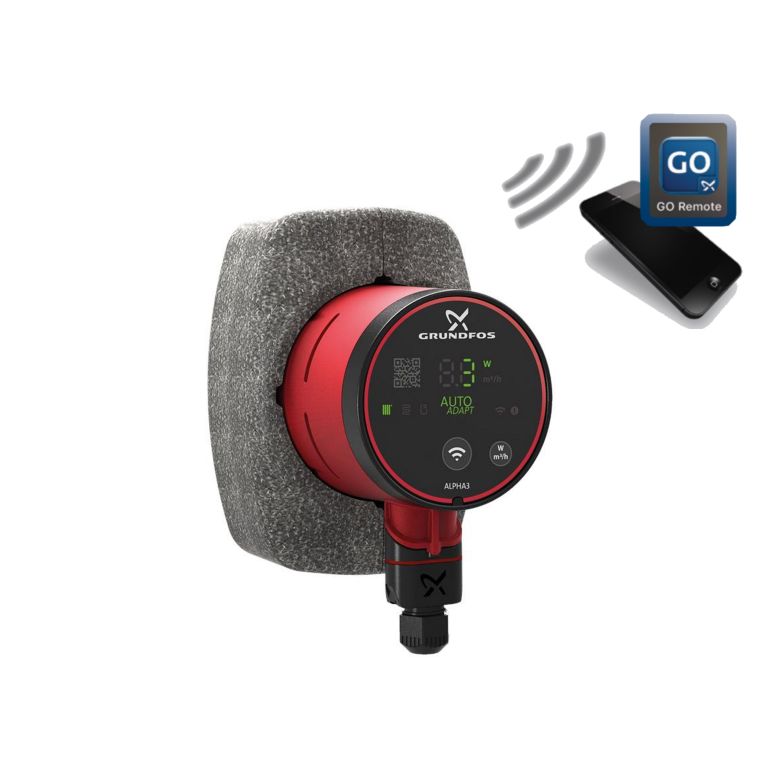 Насос циркуляційний Grundfos ALPHA3 15-60 130 (99371950) купити в інтернет-магазині «Арматура» Київ Україна