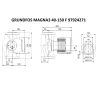 Регульований циркуляційний насос GRUNDFOS MAGNA3 40-150 F 97924271 купити в інтернет-магазині «Арматура» Київ Україна