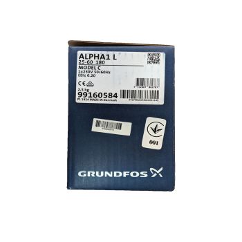 Насос циркуляційний Grundfos ALPHA1 L 25-60 180 (99160584) купити в інтернет-магазині «Арматура» Київ Україна