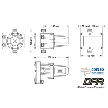 Цифровой регулятор давления DPR Coelbo купить в интернет-магазине «Арматура» Киев Украина