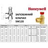SM120-1/2A Клапан запобіжний Honeywell купити в інтернет-магазині «Арматура» Київ Україна
