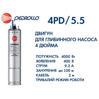 Pedrollo 4PD/5 Электродвигатель купить в интернет-магазине «Арматура» Киев Украина