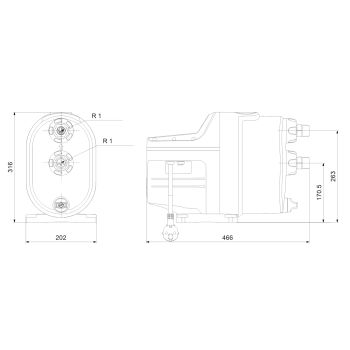 Насосна станція Grundfos Scala1 3-45 99530405 купити в інтернет-магазині «Арматура» Київ Україна