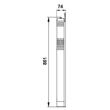 Насос для свердловини Grundfos SQE 2-100 96510154 купити в інтернет-магазині «Арматура» Київ Україна