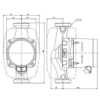 Насос Grundfos ALPHA1 25-60 N 180 99199593 купить в интернет-магазине «Арматура» Киев Украина