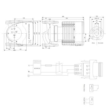 Регульований циркуляційний насос GRUNDFOS MAGNA1 40-100 F 99221304 купити в інтернет-магазині «Арматура» Київ Україна