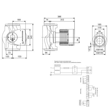 Регульований циркуляційний насос GRUNDFOS MAGNA3 65-120 F 97924298 купити в інтернет-магазині «Арматура» Київ Україна