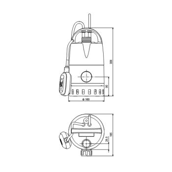 Насос для дренажа Grundfos Unilift CC7-A1 (96280968) купить в интернет-магазине «Арматура» Киев Украина