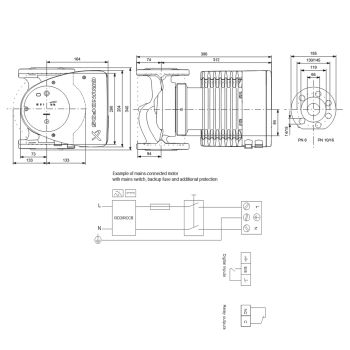 Регулируемый циркуляционный насос GRUNDFOS MAGNA1 65-60 F 99221371 купить в интернет-магазине «Арматура» Киев Украина