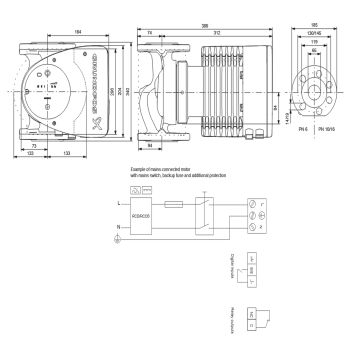 Регульований циркуляційний насос GRUNDFOS MAGNA1 65-120 F 99221374 купити в інтернет-магазині «Арматура» Київ Україна