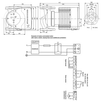 Регульований циркуляційний насос GRUNDFOS MAGNA1 80-80 F 99221407 купити в інтернет-магазині «Арматура» Київ Україна