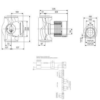 Регульований циркуляційний насос GRUNDFOS MAGNA3 50-150 F 97924285 купити в інтернет-магазині «Арматура» Київ Україна
