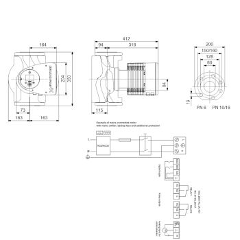 Регульований циркуляційний насос GRUNDFOS MAGNA3 80-60 F 97924307 купити в інтернет-магазині «Арматура» Київ Україна