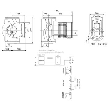 Регульований циркуляційний насос GRUNDFOS MAGNA3 80-80 F 97924318 купити в інтернет-магазині «Арматура» Київ Україна