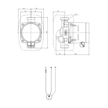 Циркуляційний насос Grundfos Alpha2 15-80 130 (99411116) купити в інтернет-магазині «Арматура» Київ Україна