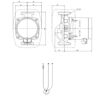 Циркуляційний насос Grundfos Alpha2 25-40 N 130 (99411272) купити в інтернет-магазині «Арматура» Київ Україна