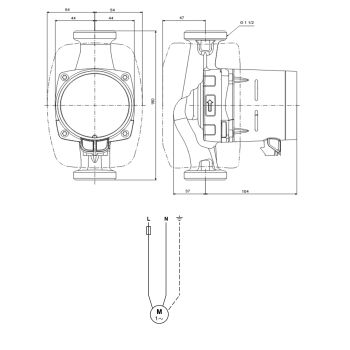 Циркуляційний насос Grundfos Alpha2 25-40 N 180 99411365 купити в інтернет-магазині «Арматура» Київ Україна