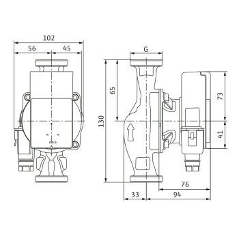 Насос циркуляционный Wilo ATMOS PICO 15/1-6 4232692 купить в интернет-магазине Арматура в Киеве