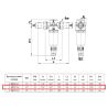Фільтр для води Herz DN20, фільтр Herz 3/4" дюйма