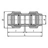 Муфта (1001) d40 купить в интернет-магазине «Арматура» Киев Украина