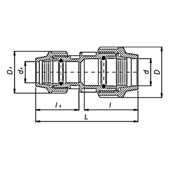 Муфта редукционная (1002) d50х32 купить в интернет-магазине «Арматура» Киев Украина