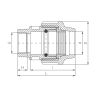 Переходник ВР (1004) d32х3/4 купить в интернет-магазине «Арматура» Киев Украина