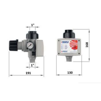 PRESFLO VARIO 16A 230V Pedrollo електронний регулятор тиску купити в інтернет-магазині «Арматура» Київ Україна